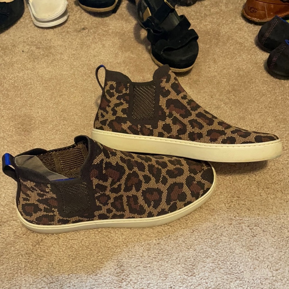 Rothy’s cheetah boots